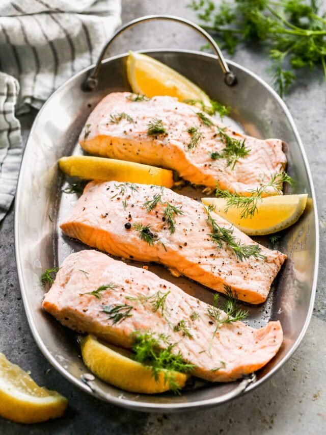 Poached-salmon