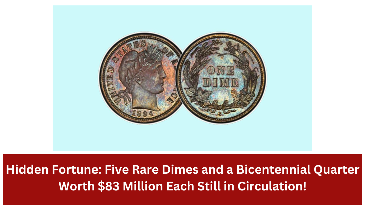 Hidden Fortune: Five Rare Dimes and a Bicentennial Quarter Worth $83 Million Each Still in Circulation!